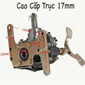Hộp Số Đảo Chiều Tiến Lùi Cho Xe 3 Bánh Xăng Tự Chế Trục 17mm